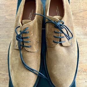 Dries Van Noten Brown Suede Oxfords Dries Von Noten